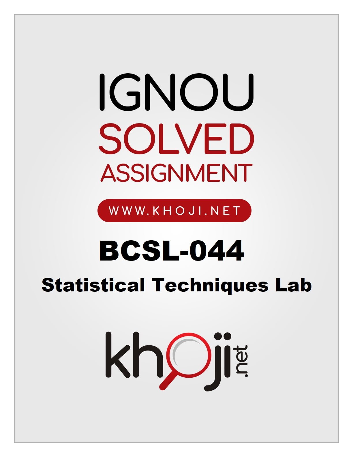 BCSL-044 Solved Assignment 2019-20 (Statistical Techniques Lab ...